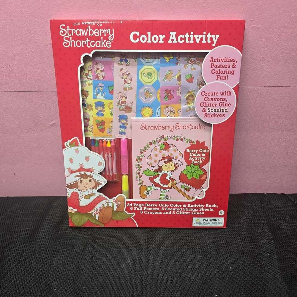 Strawberry Shortcake Color Activity Set Crayons Stickers